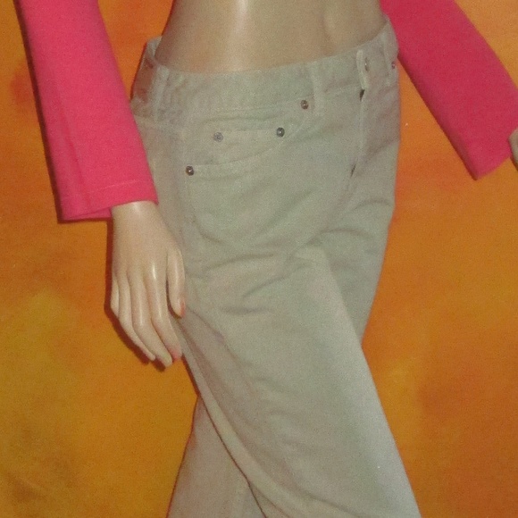 Victoria's Secret Natural Beige Classic Jeans 6 - Picture 3 of 3
